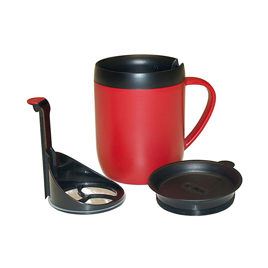 Zyliss 300ml Hot Mug Cafetiere Red Red