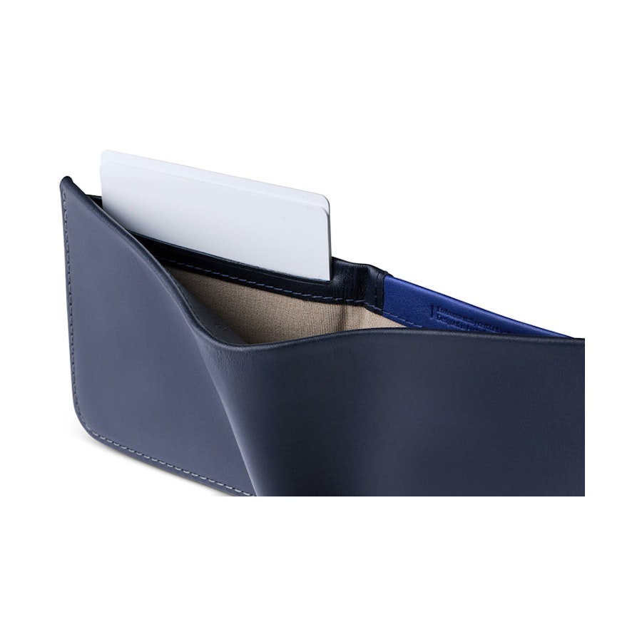 Bellroy RFID Hide & Seek LO Leather Wallet Navy Navy