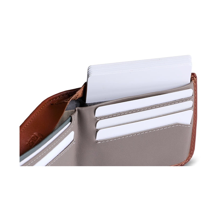 Bellroy RFID Hide & Seek LO Leather Wallet Sienna Sienna