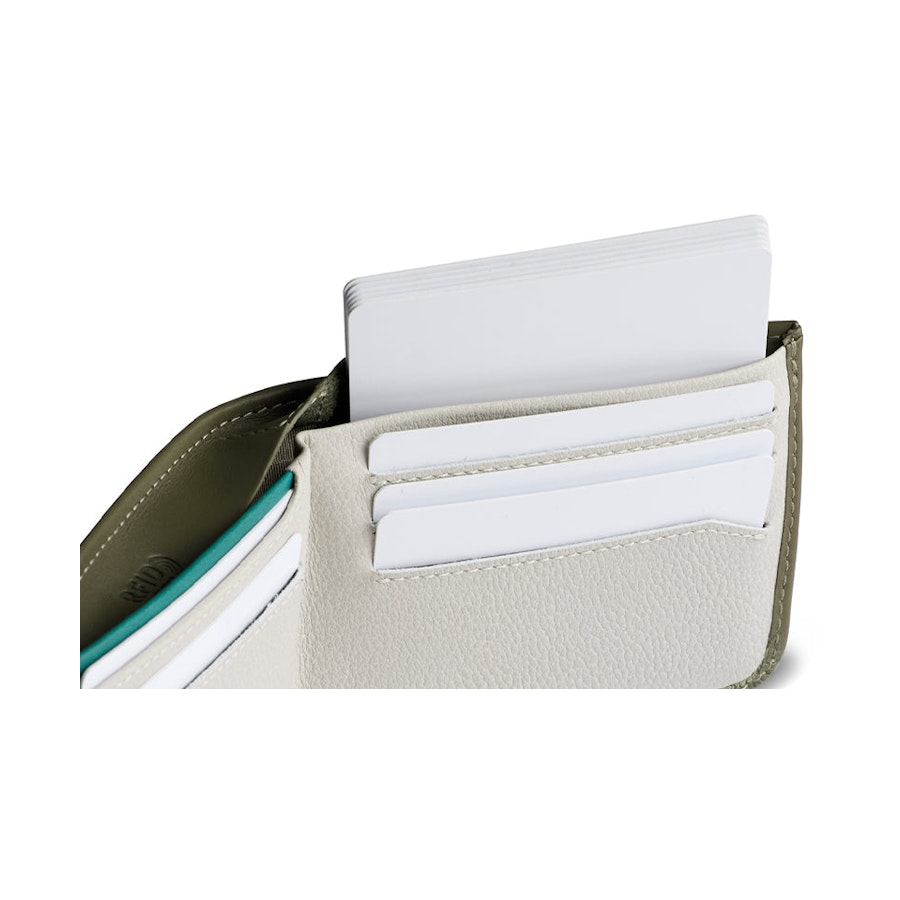 Bellroy RFID Hide & Seek LO Leather Wallet Willow Willow
