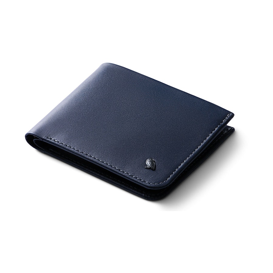Bellroy RFID Hide & Seek HI Leather Wallet Navy Navy