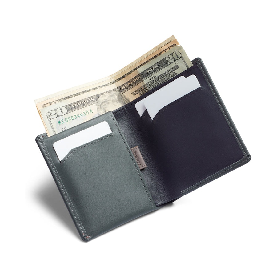 Bellroy RFID Note Sleeve Leather Wallet Everglade Everglade