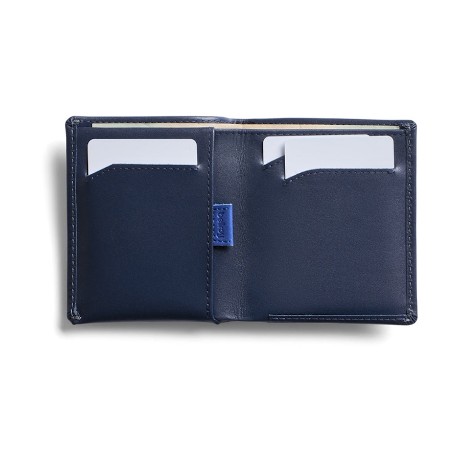 Bellroy RFID Note Sleeve Leather Wallet Navy Navy