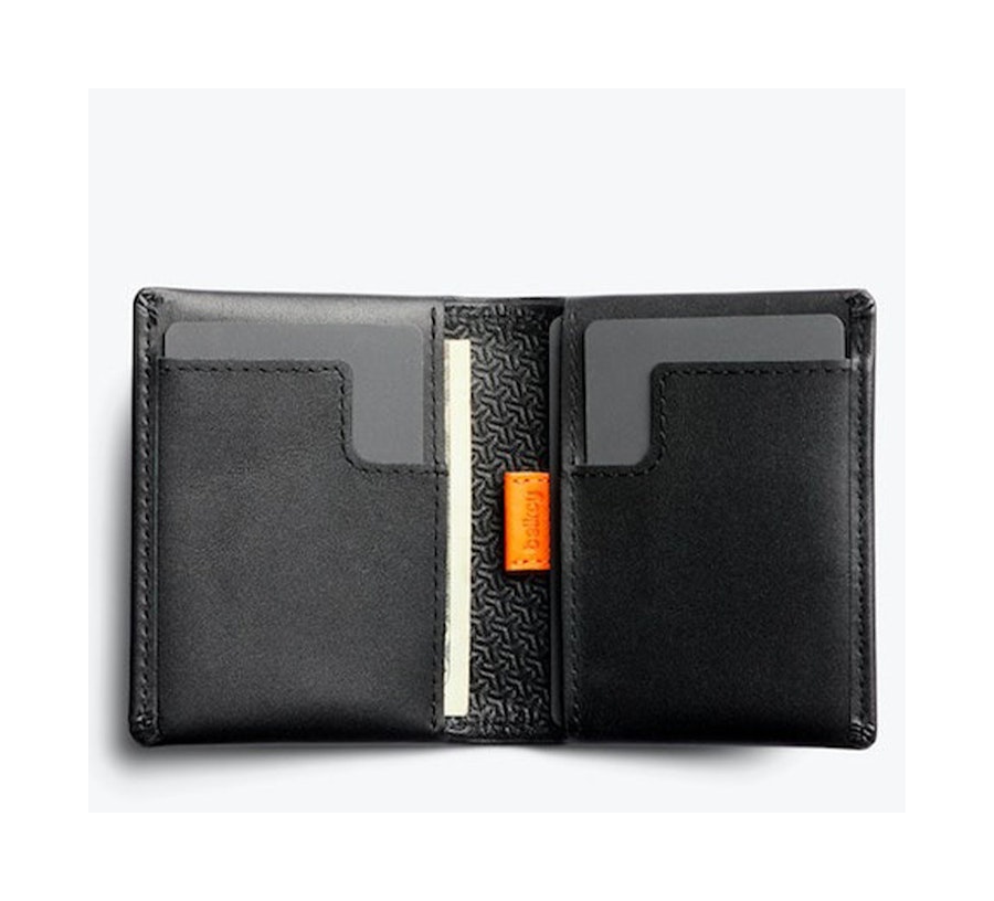 Bellroy Slim Sleeve Leather Wallet - Carryology Essential Edition Black Ash Black Ash