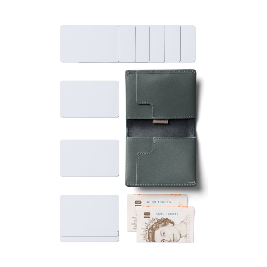 Bellroy Slim Sleeve Leather Wallet Everglade Everglade