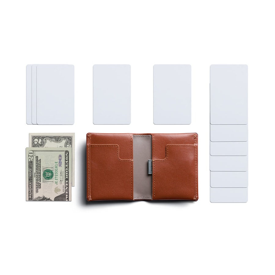 Bellroy Slim Sleeve Leather Wallet Sienna Sienna
