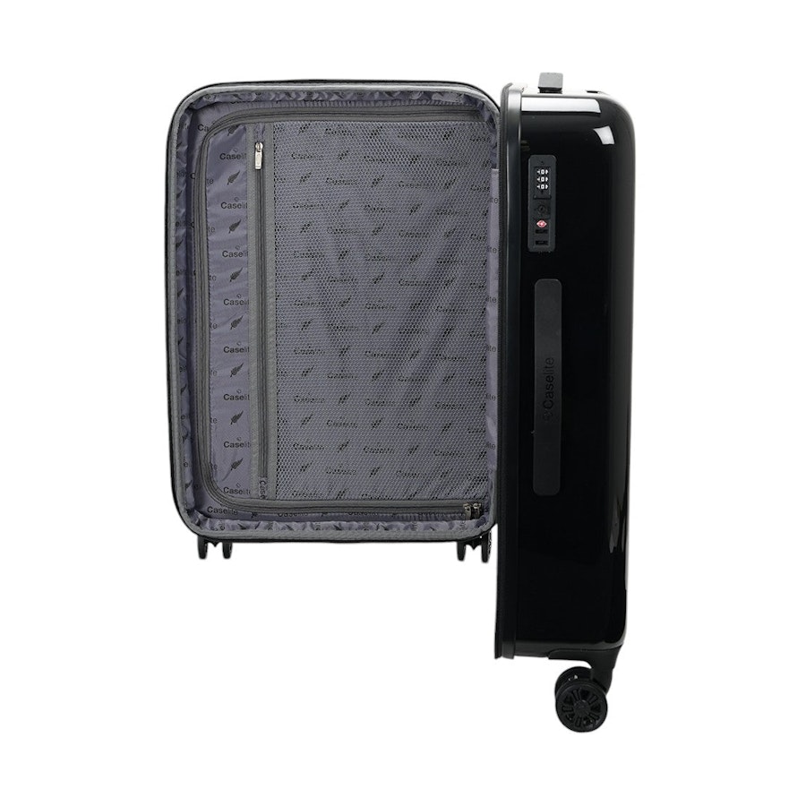 Caselite NZ Fern 56cm & 67cm Hardside Luggage Set Black Black