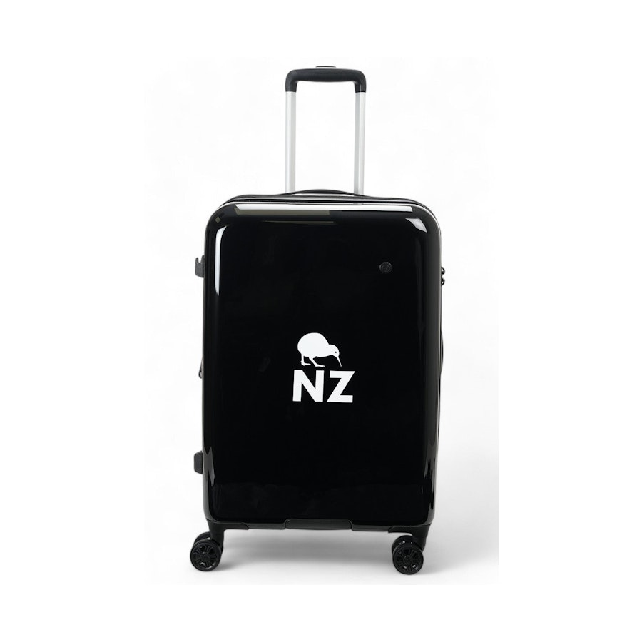 Caselite NZ Kiwi 56cm & 67cm Hardside Luggage Set Black Black