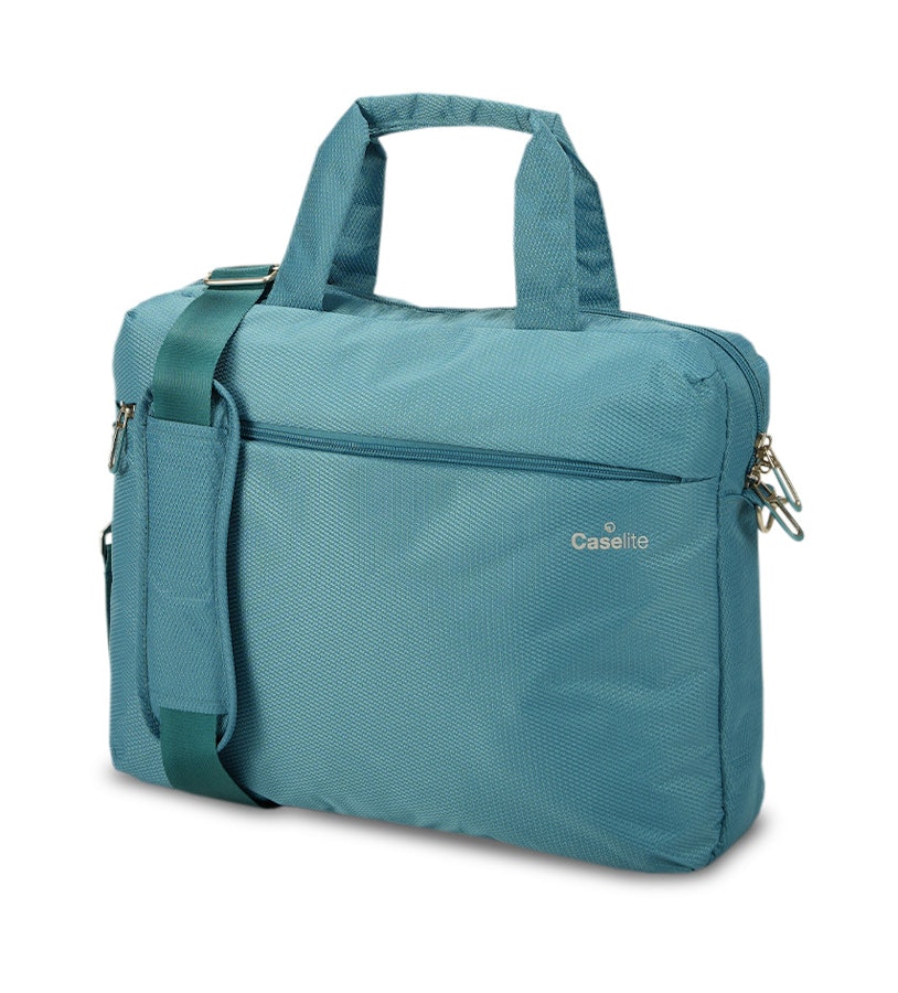 Caselite Ultra 55cm & 69cm Softside Luggage Set with Laptop Bag Teal Teal