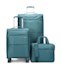 Caselite Ultra 55cm & 80cm Softside Luggage Set with Laptop Bag Teal