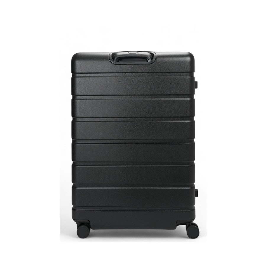Explorer Arlo Pro 52cm Front Access & 75cm Hardside Luggage Set Black Black