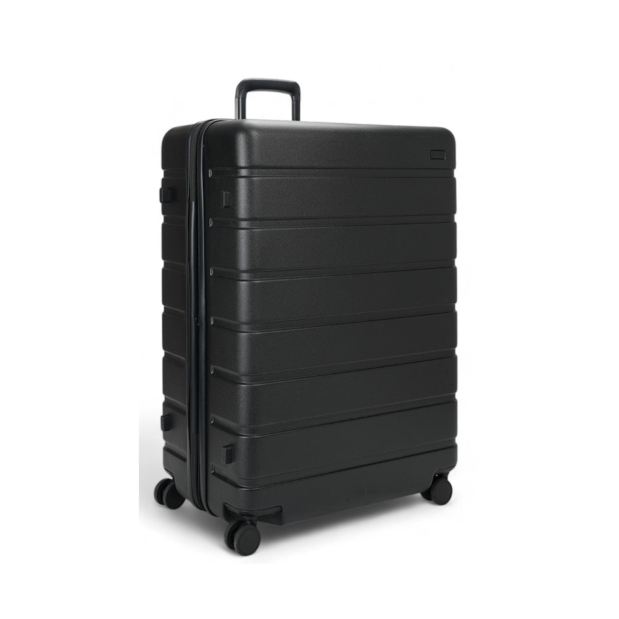 Explorer Arlo Pro 52cm Front Access & 75cm Hardside Luggage Set Black Black