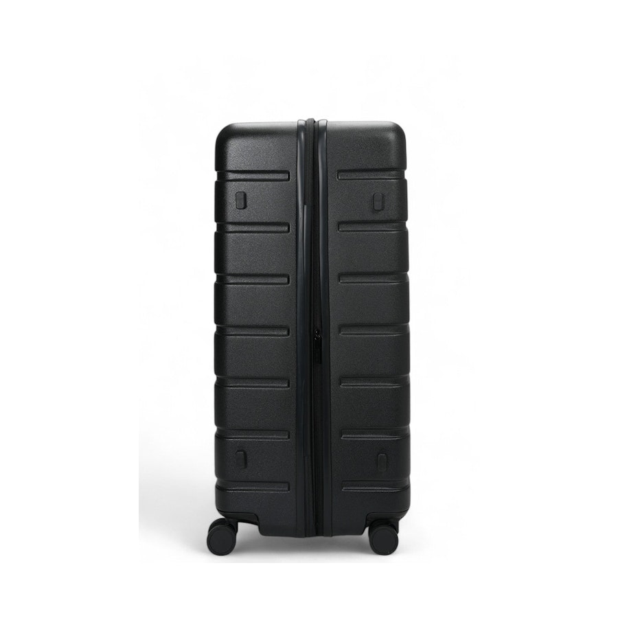 Explorer Arlo Pro 52cm Front Access & 75cm Hardside Luggage Set Black Black