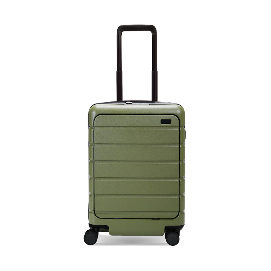 Explorer Arlo Pro 52cm Front Access Hardside Carry-On Suitcase Evergreen Evergreen