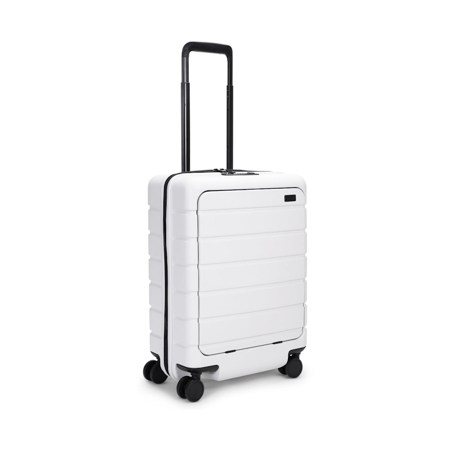Explorer Arlo Pro 52cm Front Access Hardside Carry-On Suitcase White White