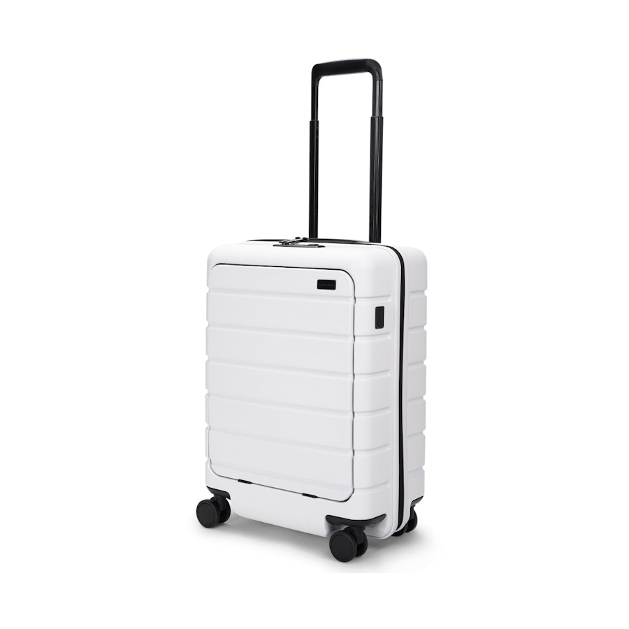 Explorer Arlo Pro 52cm Front Access Hardside Carry-On Suitcase White White