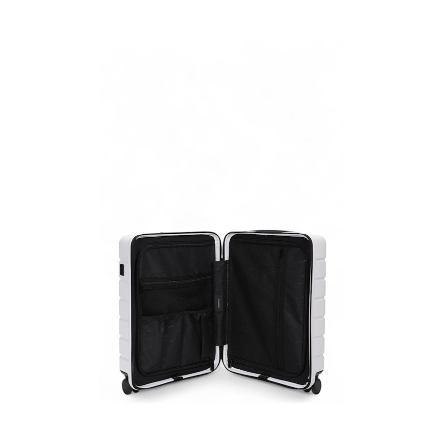Explorer Arlo Pro 52cm Front Access Hardside Carry-On Suitcase White White