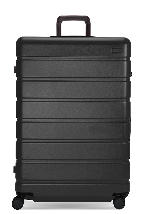 Explorer Arlo Pro 75cm Hardside Checked Suitcase Black