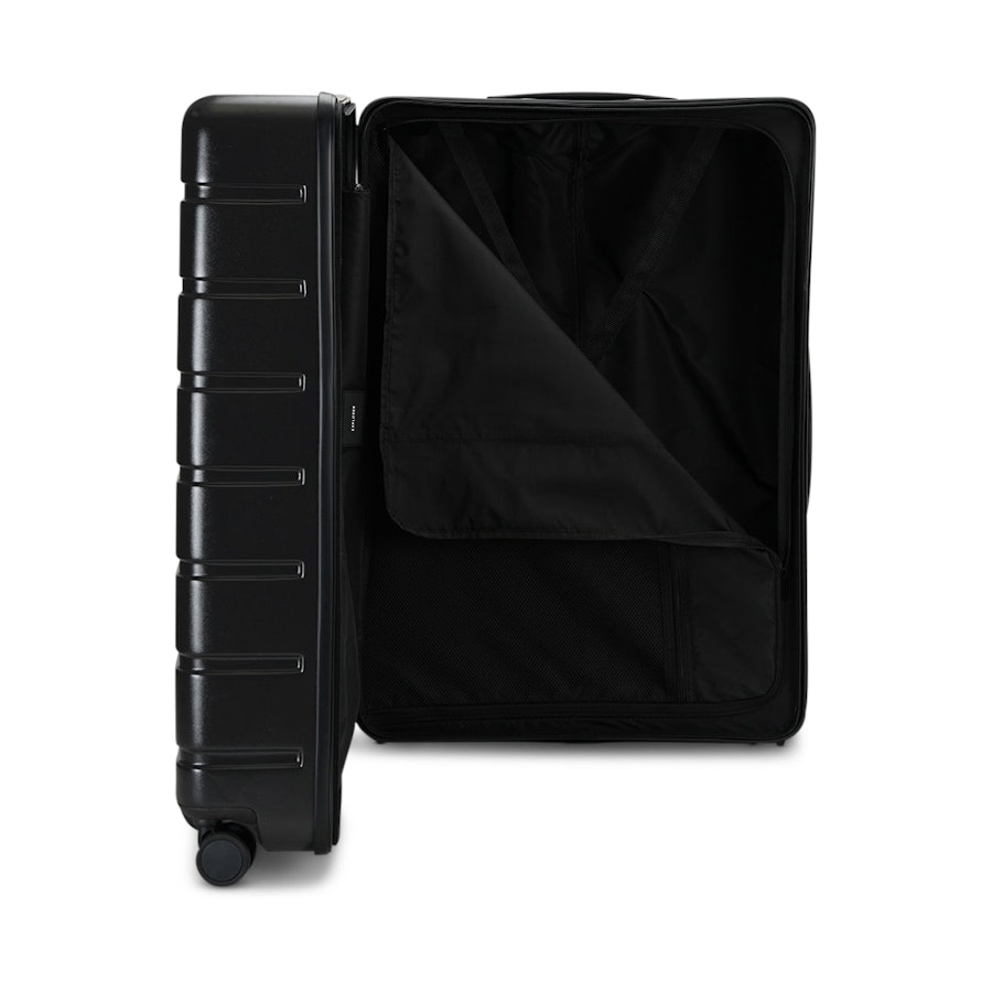 Explorer Arlo Pro 52cm Front Access & 75cm Hardside Luggage Set Black Black