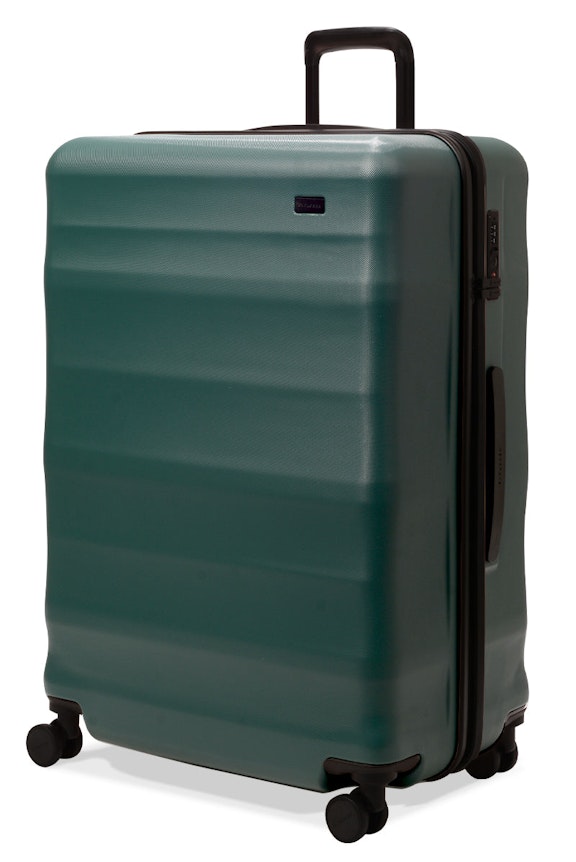 Explorer Luna-Air 74cm Hardside Checked Suitcase Forest Green