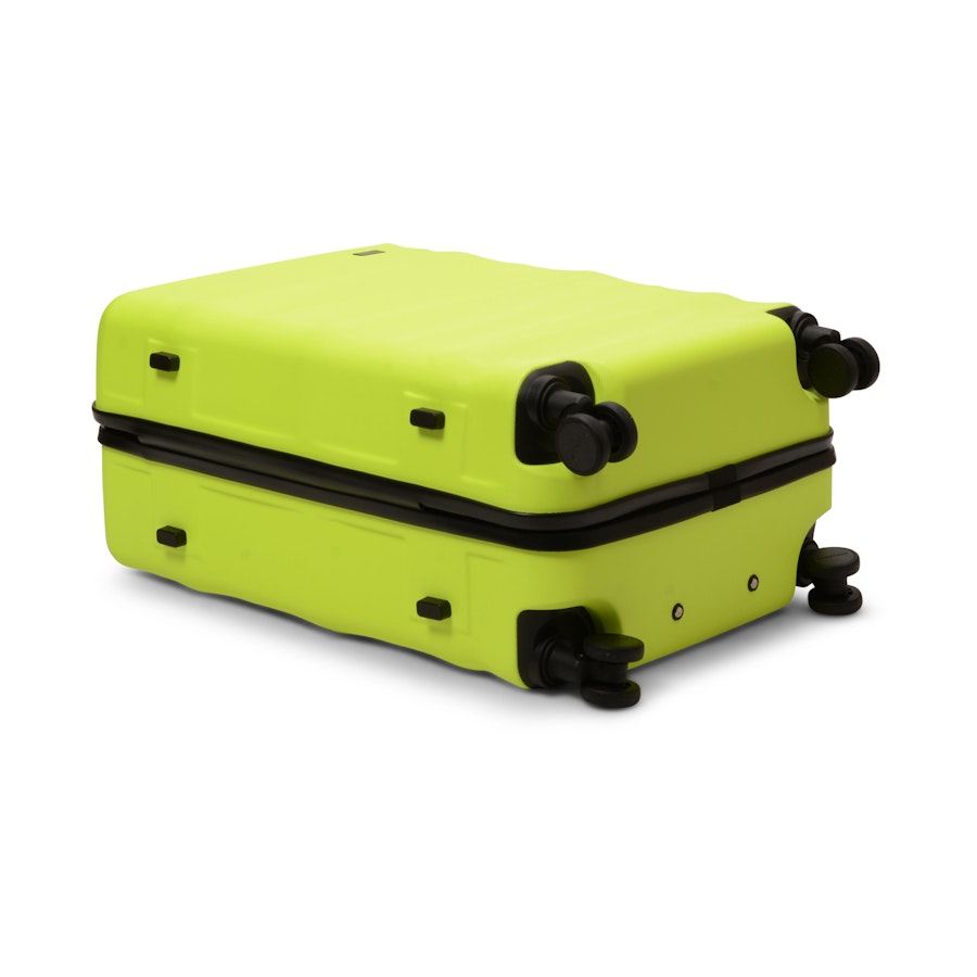 Explorer Luna-Air 63cm Hardside Checked Suitcase Neon Lime Neon Lime