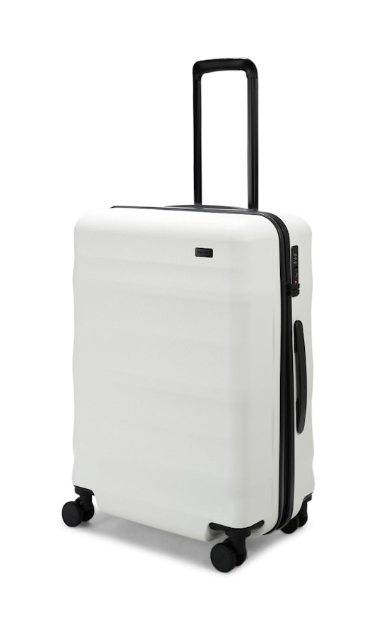 Explorer Luna-Air 63cm Hardside Checked Suitcase White White