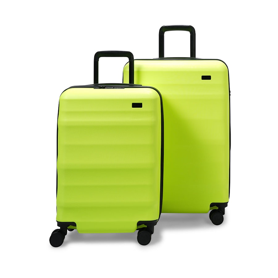 Explorer Luna-Air 55cm & 63cm Hardside Luggage Set Neon Lime Neon Lime