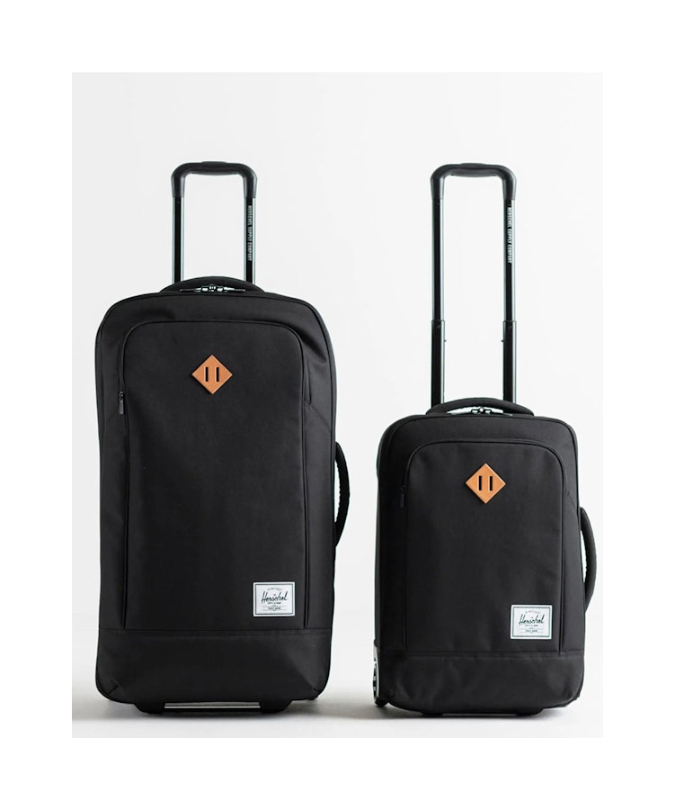 Herschel Heritage 76cm Softside Checked Suitcase Black Black