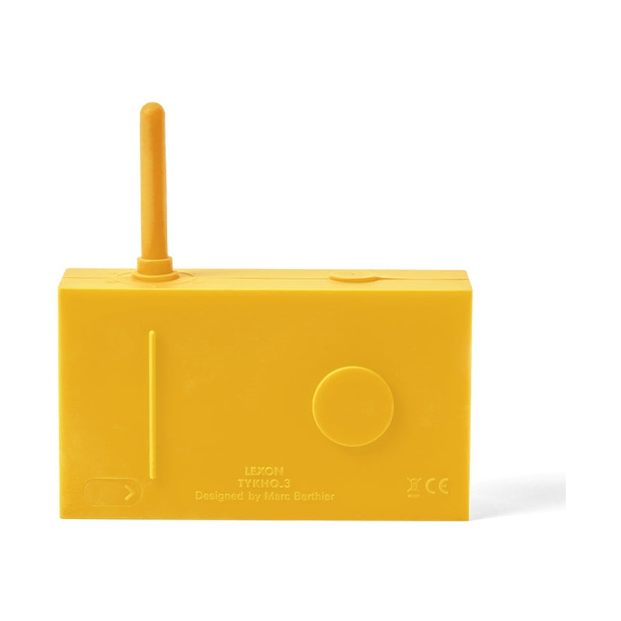 Lexon Tykho 3 Bluetooth FM Radio Yellow Yellow