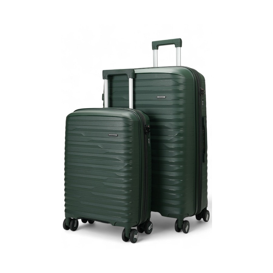 Nomad Discover 56cm & 75cm Hardside Luggage Set Forest Green Forest Green