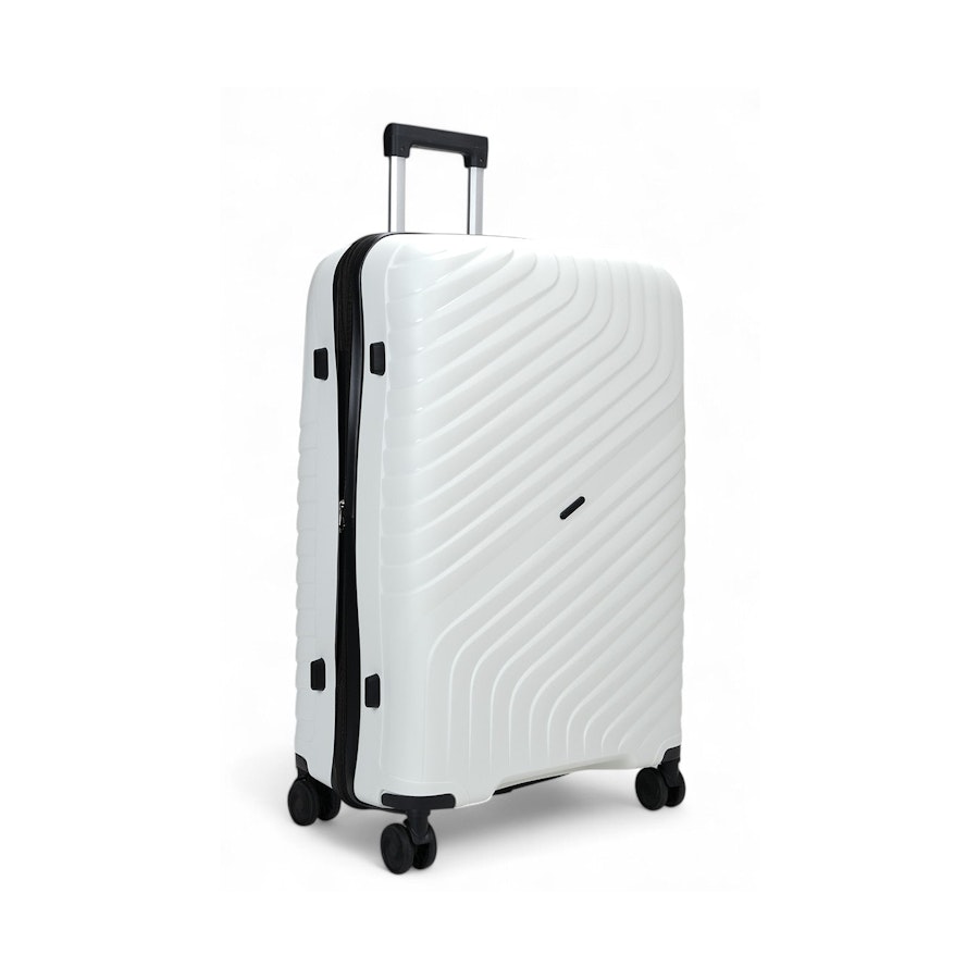 Nomad Journey 56cm & 75cm Hardside Luggage Set White White
