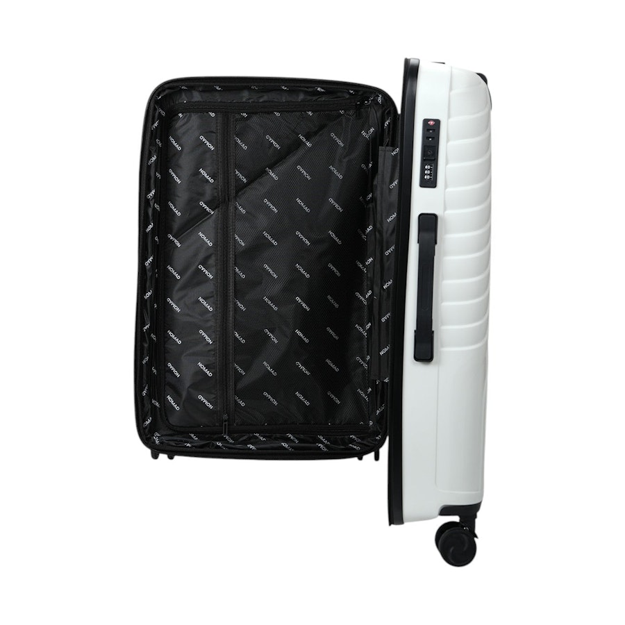 Nomad Journey 56cm & 75cm Hardside Luggage Set White White