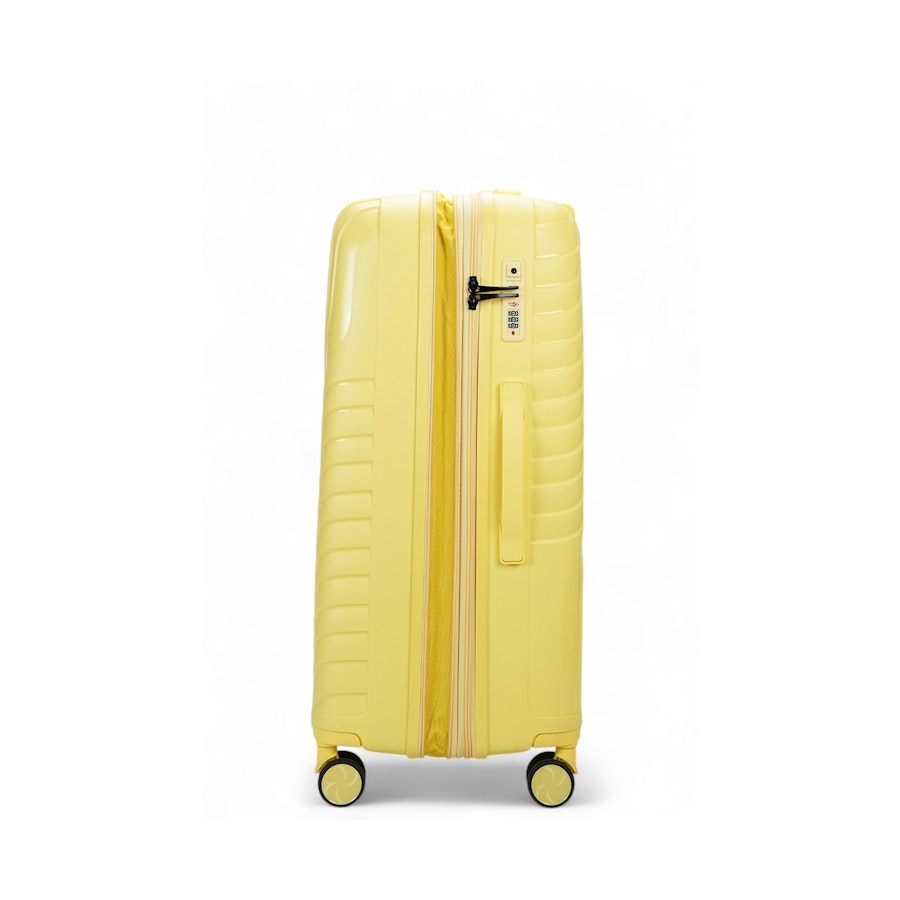 Nomad Journey 75cm Hardside Checked Suitcase Yellow Yellow