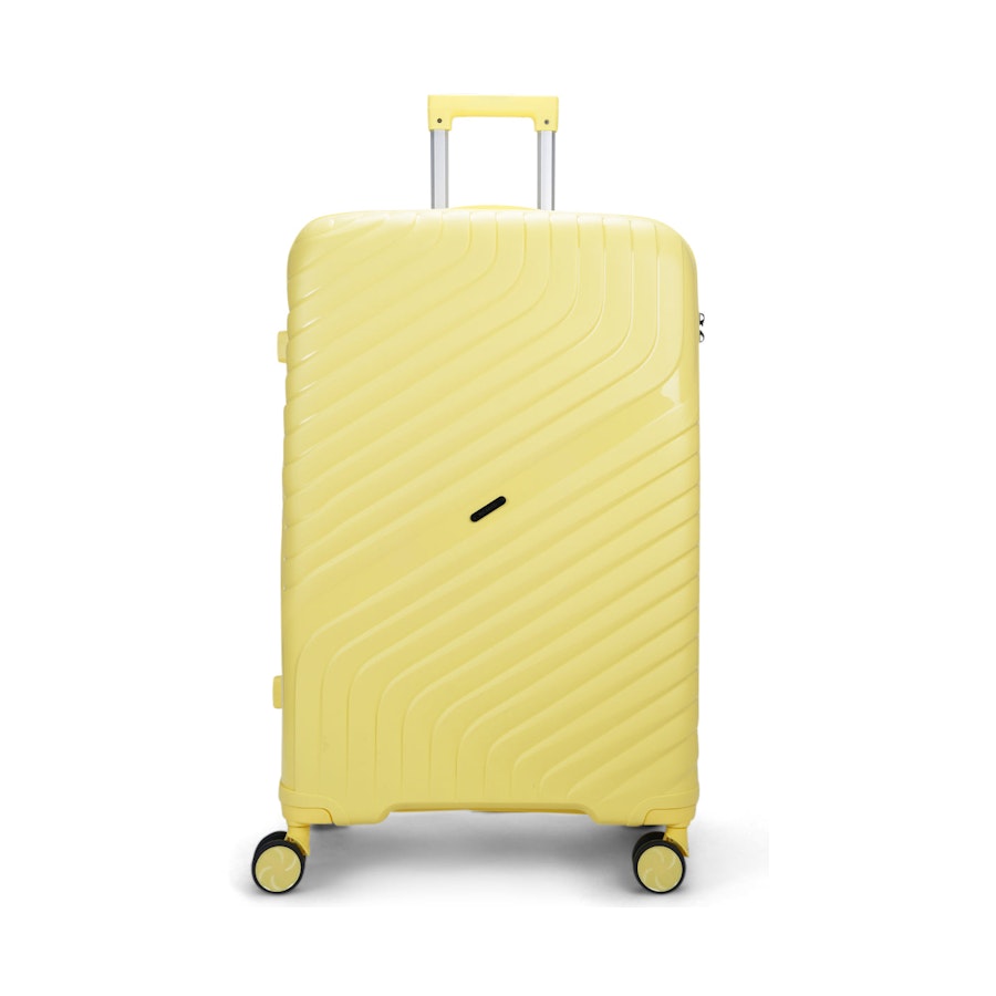 Nomad Journey 56cm & 75cm Hardside Luggage Set Yellow Yellow