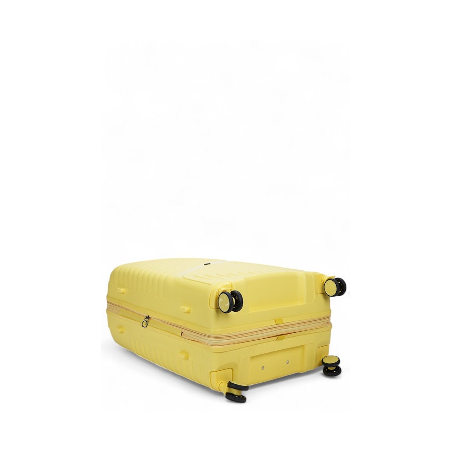 Nomad Journey 75cm Hardside Checked Suitcase Yellow Yellow