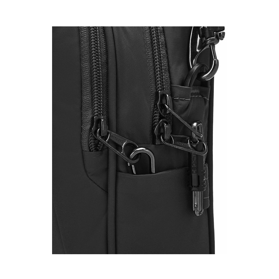 Pacsafe LS100 Anti-Theft Crossbody Bag Black Black