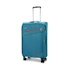 Pierre Cardin Caspienne 68cm Softside Checked Suitcase Turquoise