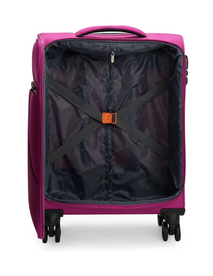 Pierre Cardin Costa 55cm Softside Carry-On Suitcase Pink Pink
