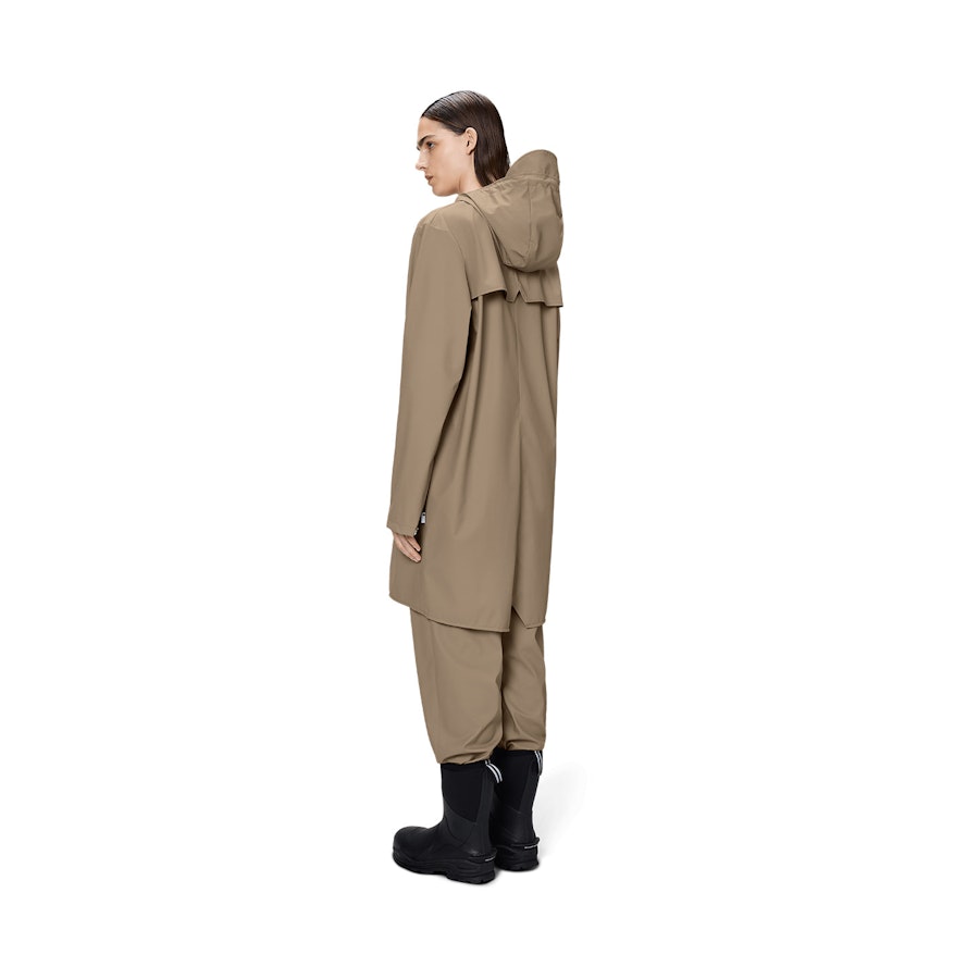 Rains Long Jacket Beige XS