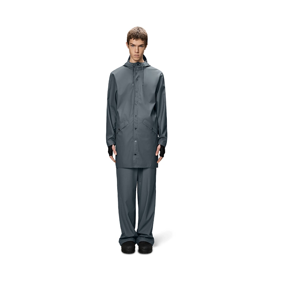 Rains Long Jacket Lagoon XL