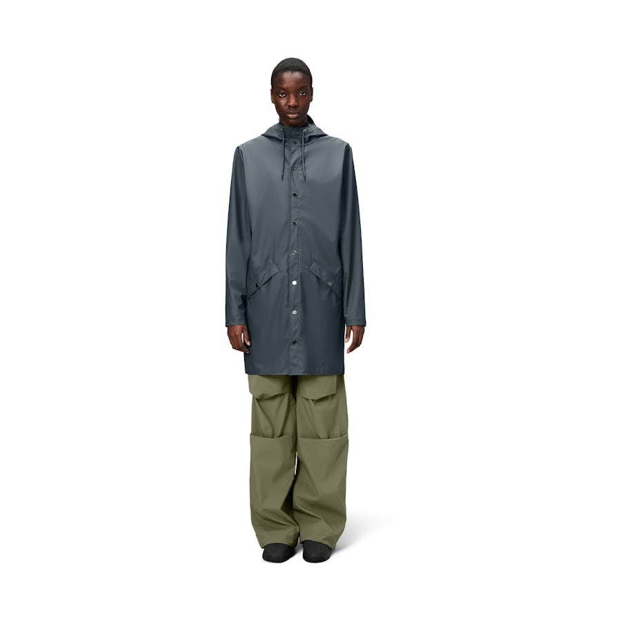 Rains Long Jacket Lagoon S
