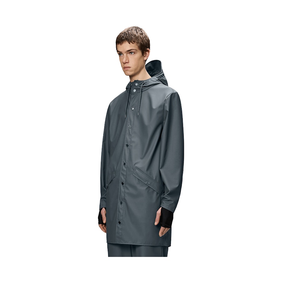 Rains Long Jacket Lagoon XS