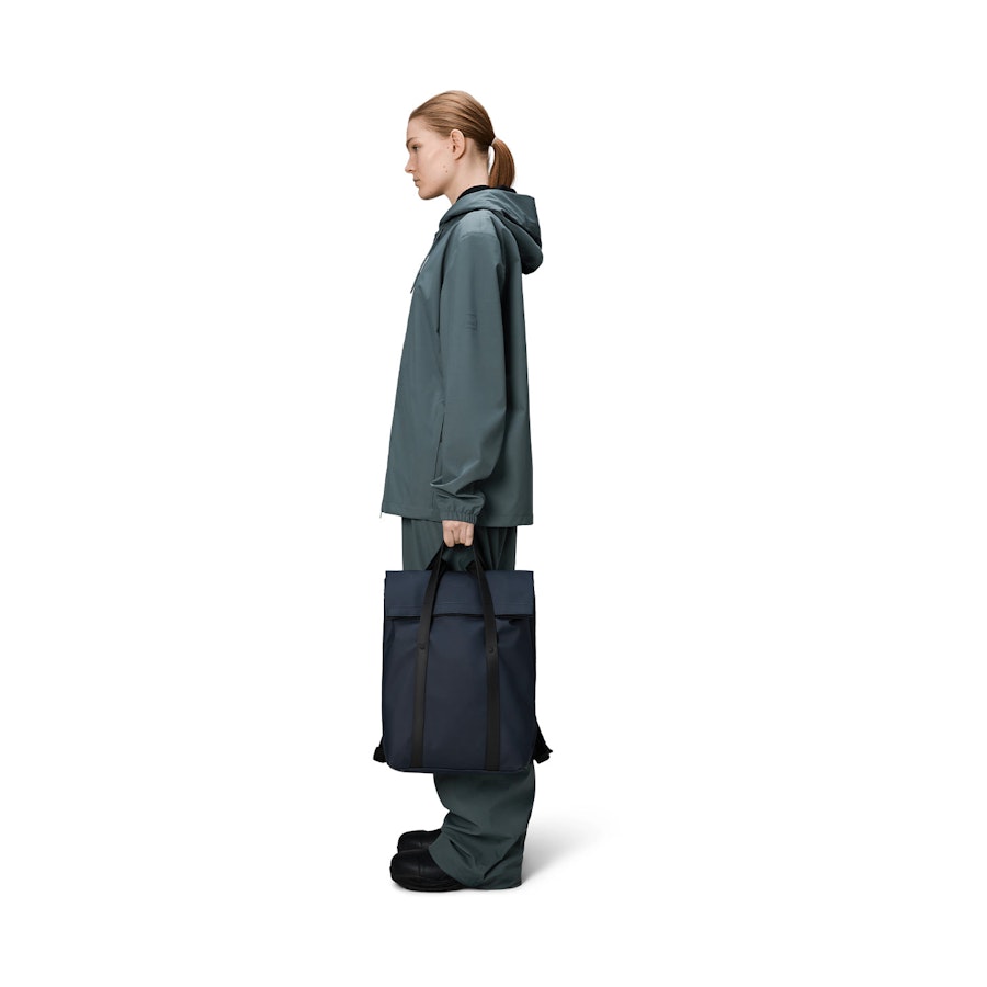 Rains 2 Way Tote Backpack Navy Navy