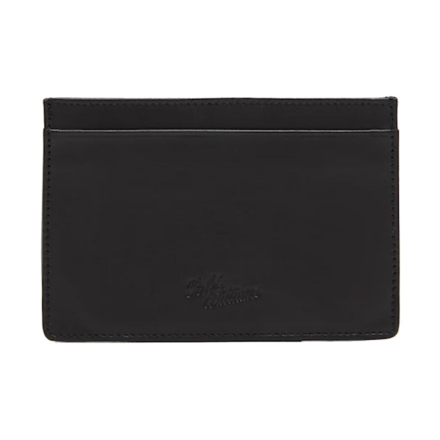 RM Williams Singleton Vertical Card Holder Wallet Black Black