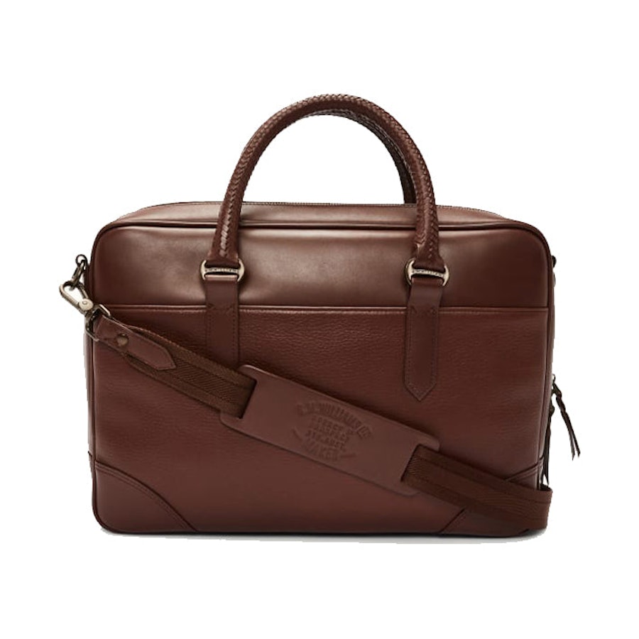 RM Williams Signature Briefcase Whiskey Whiskey