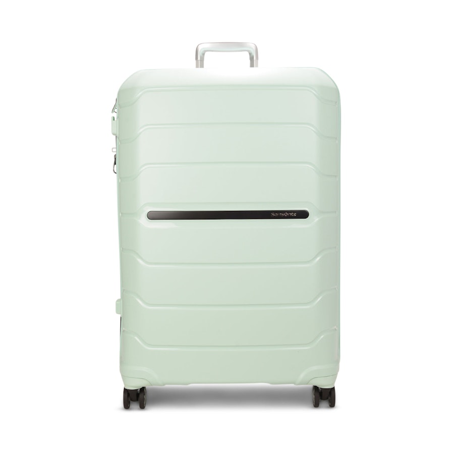 Samsonite Oc2lite 81cm Hardside Checked Suitcase Mint Green Mint Green