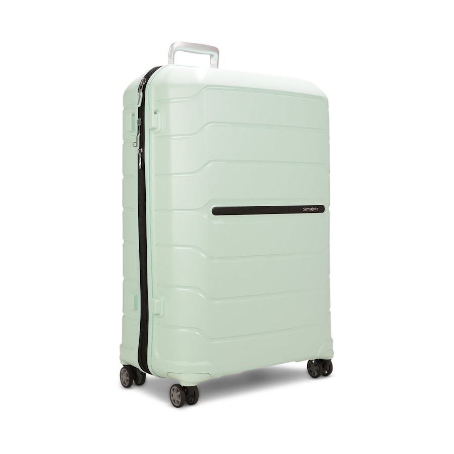 Samsonite Oc2lite 81cm Hardside Checked Suitcase Mint Green Mint Green