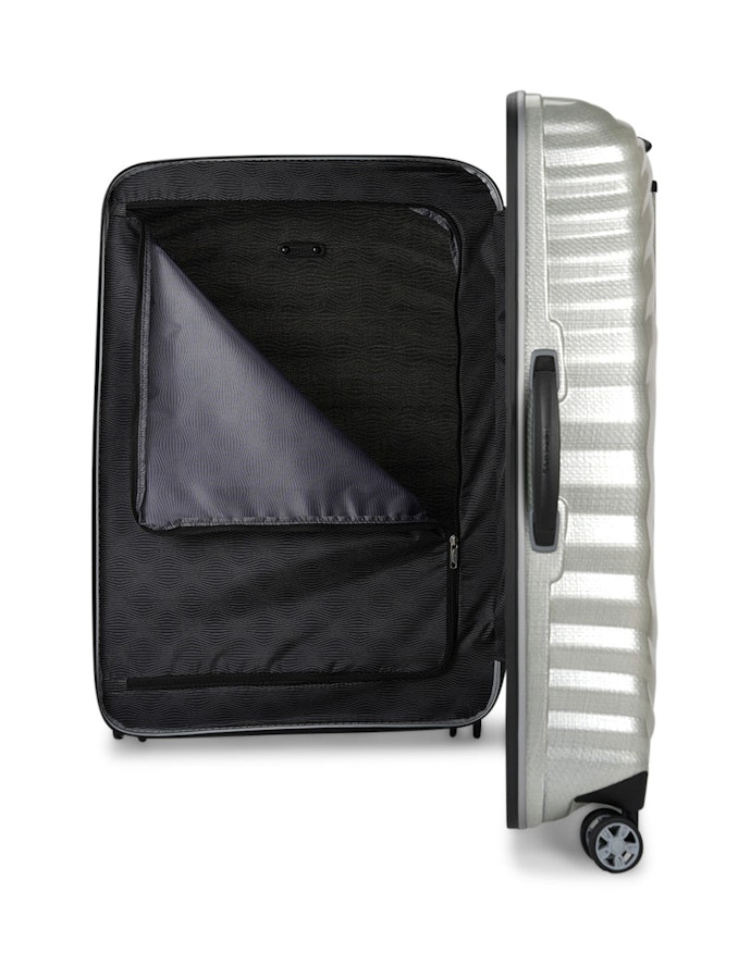 Samsonite Lite-Shock Sport 55cm & 75cm CURV Luggage Set Silver Silver