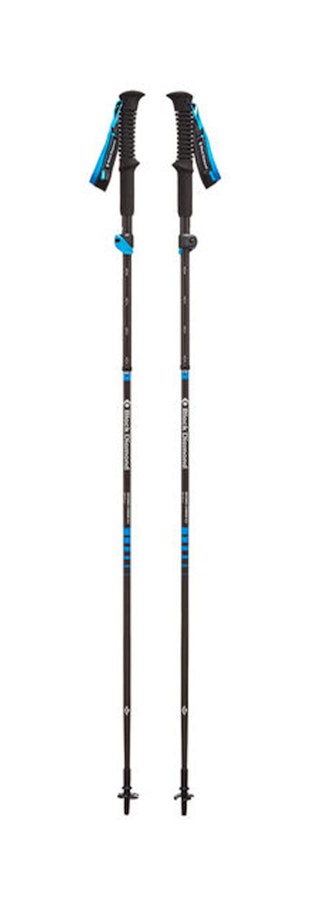 Black Diamond Distance Carbon FLZ Trekking/Running Poles Ultra Blue 120-140cm