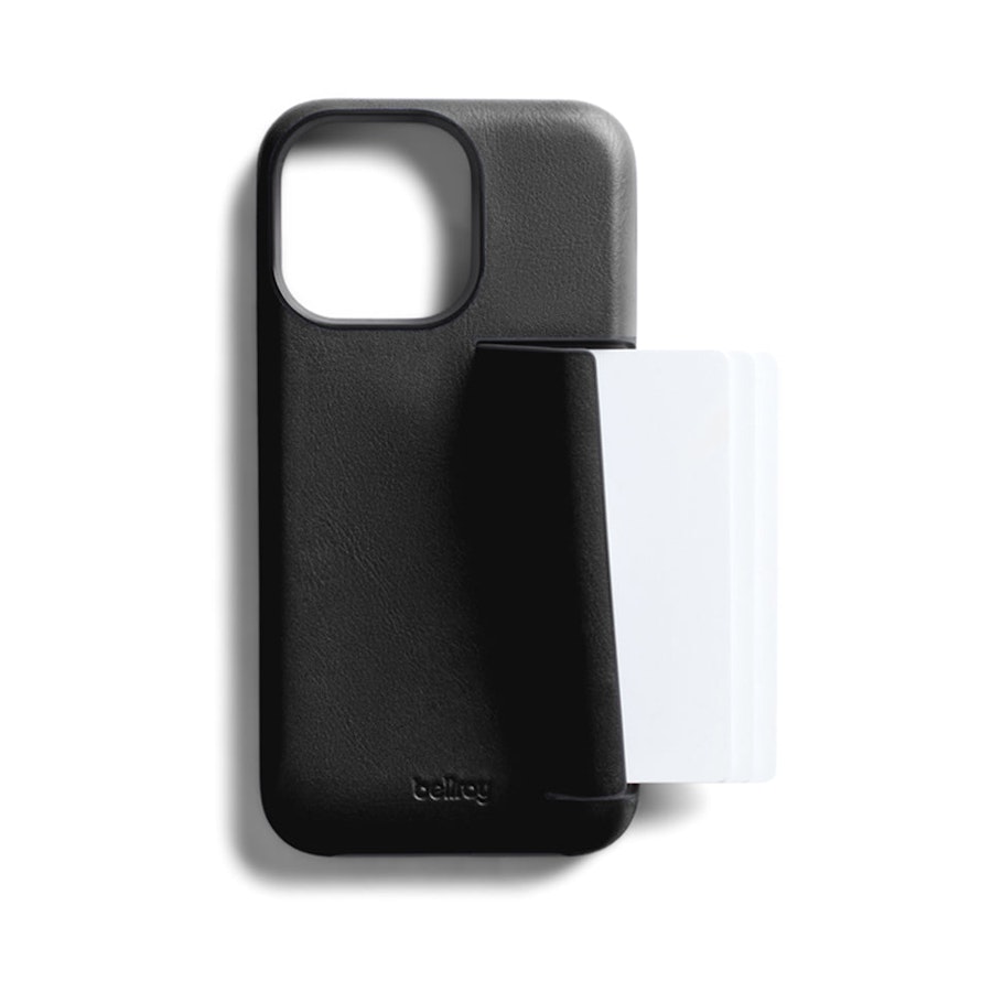 Bellroy iPhone 13 Pro Phone Case - 3 Card Black Black